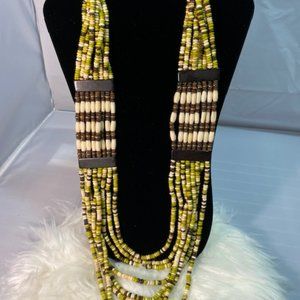 Chico's Multi Strand African Necklace